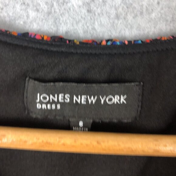 Jones New York Floral Multicolored Midi Dress Size 8 - Picture 3 of 3